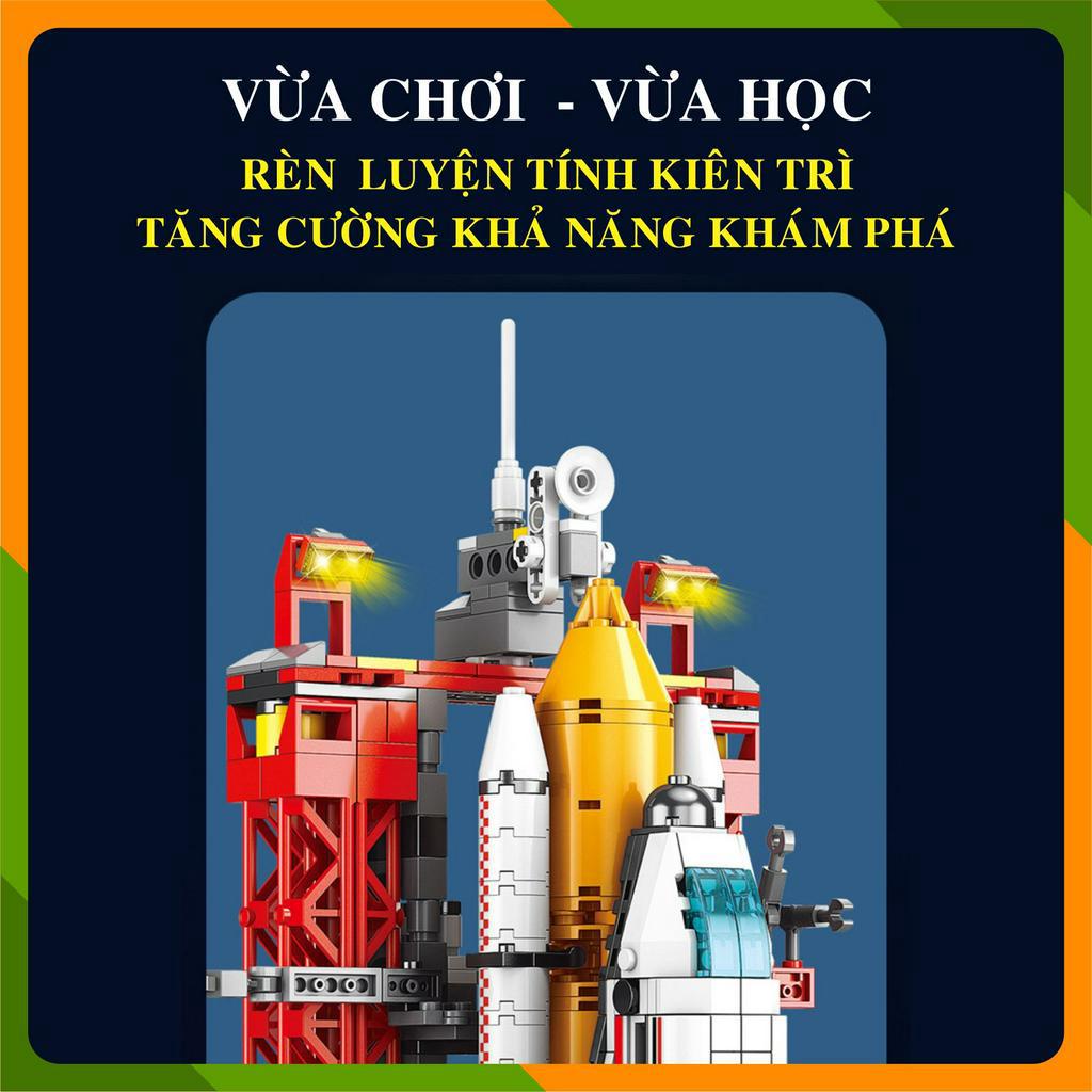 Đồ chơi lắp ghép mô hình 3D cho bé trai - Tàu vũ trụ - Hai biến thể  - Kích thước lớn - 10000+pcs - Sunny