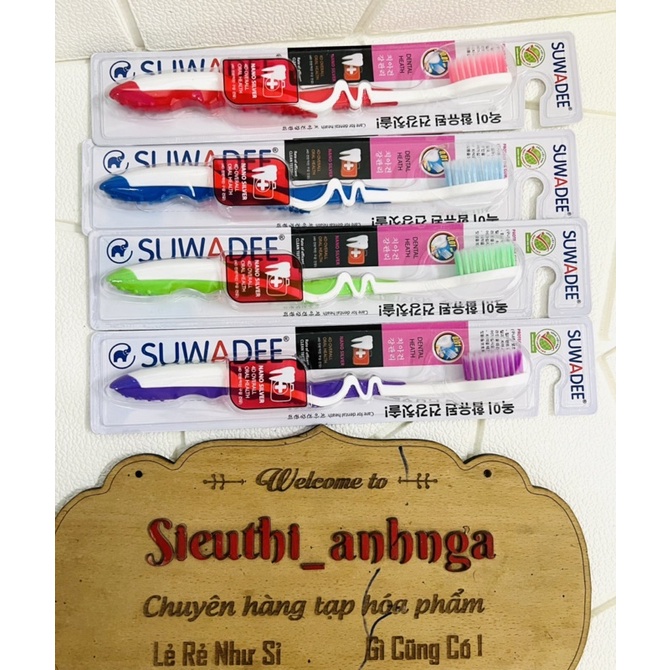 (Sỉ) Hộp 60 Bàn Chải Đánh Răng Suwadee Công Nghệ Hàn Quốc Siêu Mềm