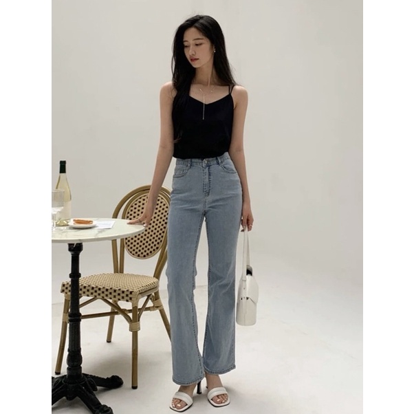 Áo Hai Dây Trơn Basic Dây Chéo Phía Sau Lưng