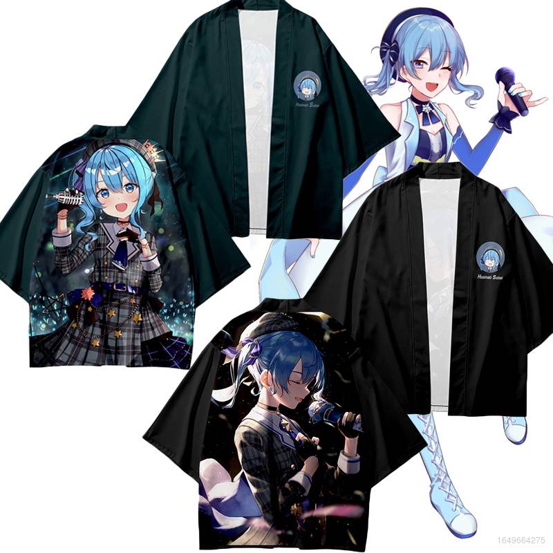 Áo khoác kimono hóa trang nhân vật anime Haori trong Holive Vtuber thời trang unisex