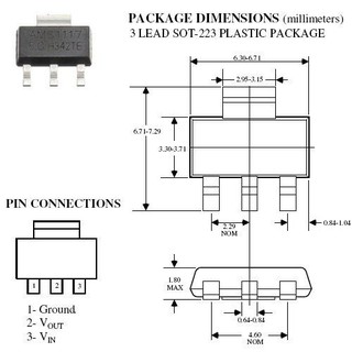 IC giảm áp 5.0VDC AMS1117 [HTE Quy Nhơn CN2]