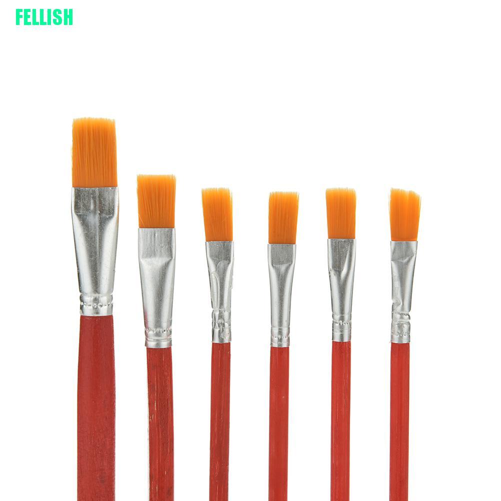 Set 6 Cọ Vẽ Tranh Sơn Dầu Chuyên Nghiệp Chất Lượng Cao