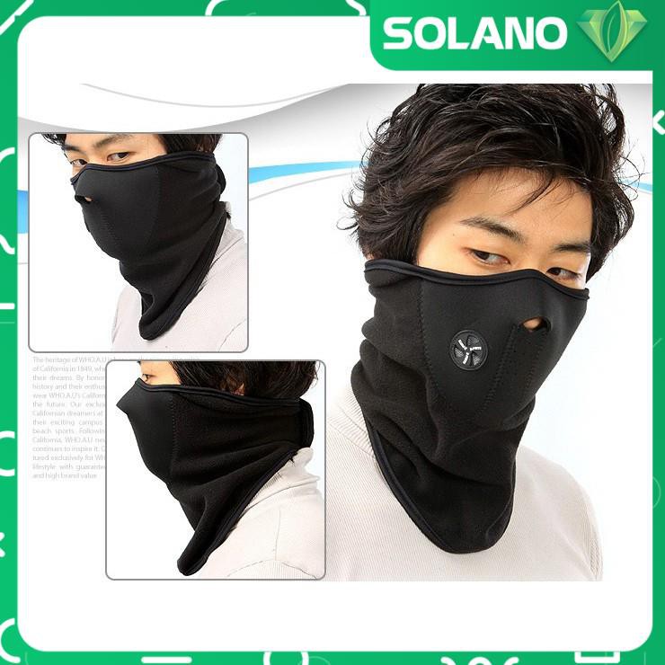 Khăn đa năng đi phượt SOLANO khẩu trang đi phượt đi xe máy mặt nạ trùm mặt chống bụi chống nắng đa năng FA-001116