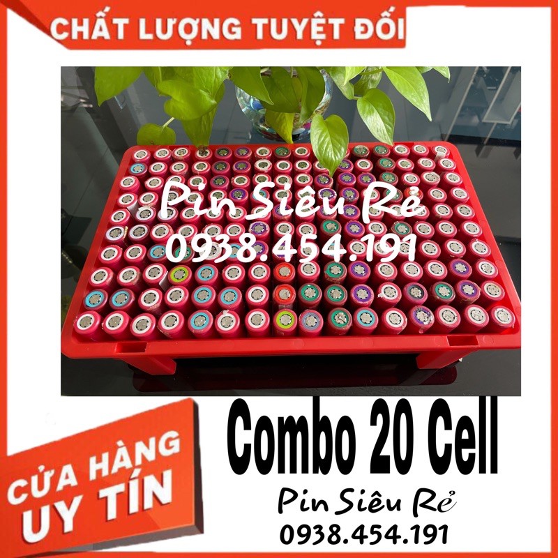Combo 20 cell pin Li-on 18650