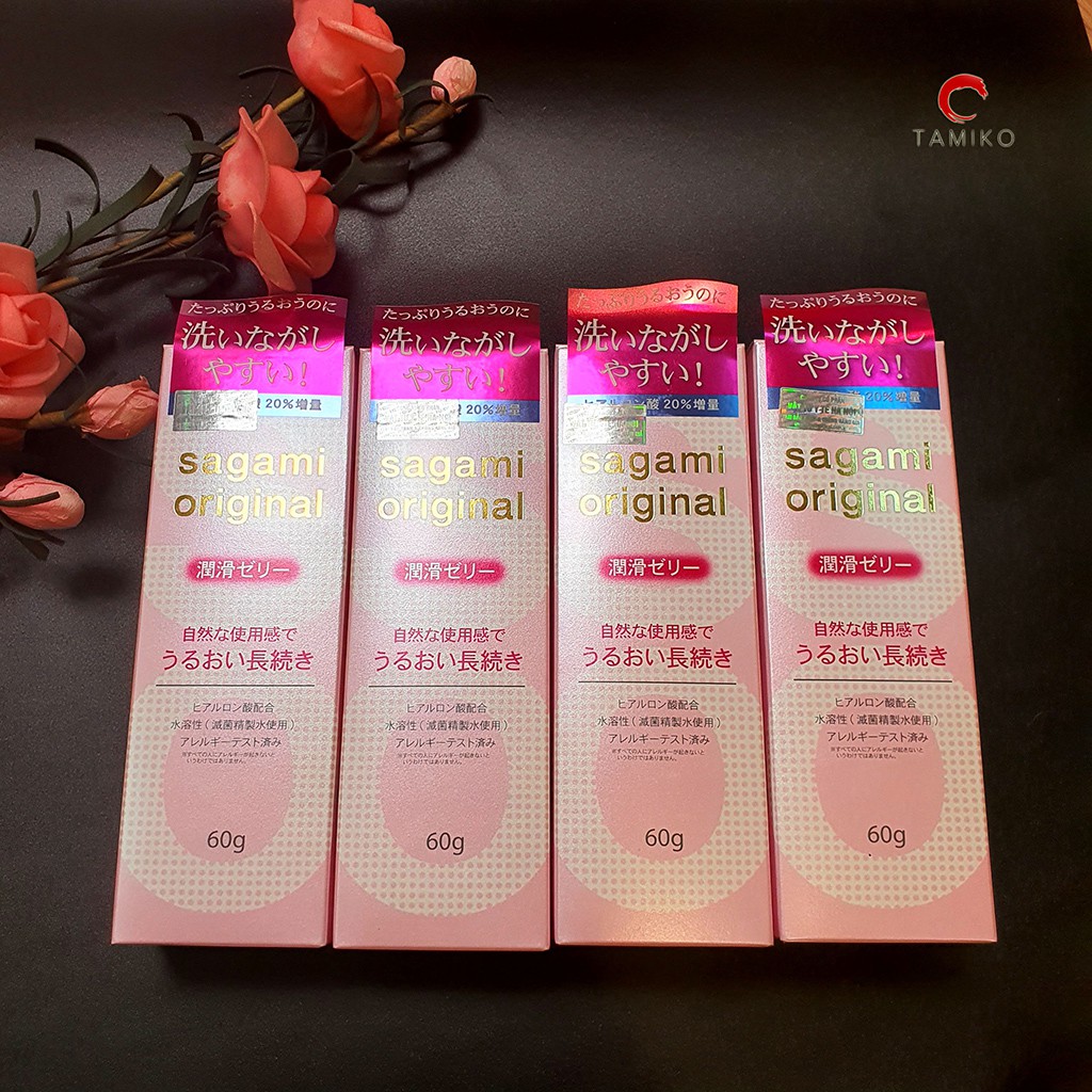 [Hàng Nhật] Gel Bôi Trơn Sagami Original (60g) - Bôi Trơn Âm Đạo Tăng Khoái Cảm, Kéo Dài Thời Gian Quan Hệ Giúp Lên Đỉnh