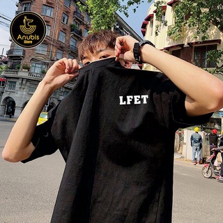 Áo thun unisex nam nữ in chữ LFET - Hala Store