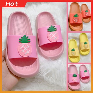 [𝐍𝐄𝐖] Dép Quai Ngang Siêu Nhẹ Siêu Bền Hình Quả Dứa CUTE Dành Cho Bé, 4 màu Full size 30-36