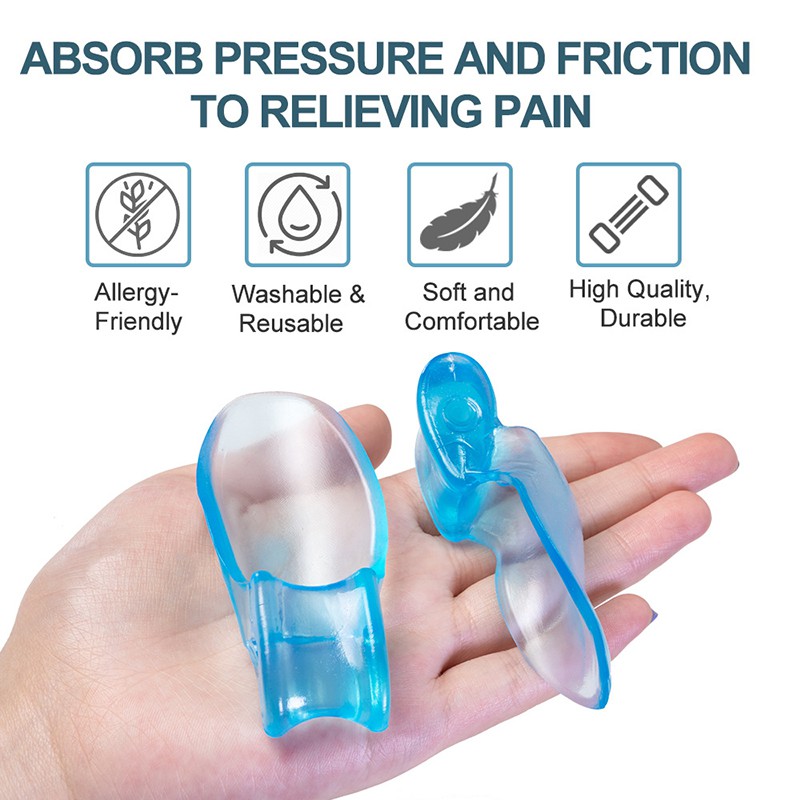 [Hàng mới về] 2 Dụng cụ tách điều chỉnh xương ngón chân cái bằng silicon tiện dụng