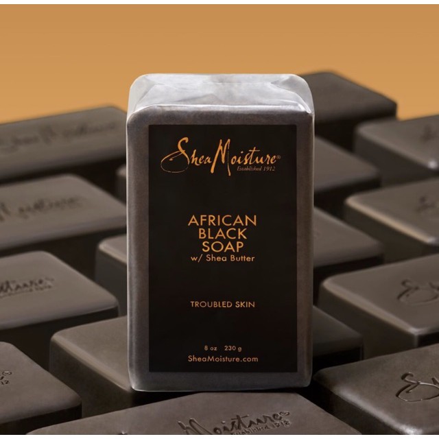 (ĐỦ BILL) Xà phòng đen Shea Moisture African Black Soap Bar 230G