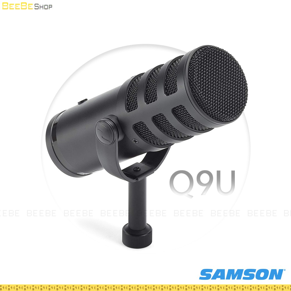 SAMSON Q9U - Micro Thu Âm Chuyên Nghiệp Cổng USB / XLR Cho PC, Laptop, Điện Thoại Android (Dynamic)