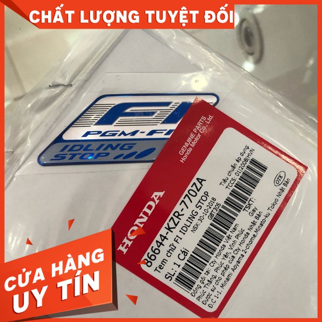 HotTem Fi Màu Xanh Chính Hãng Honda