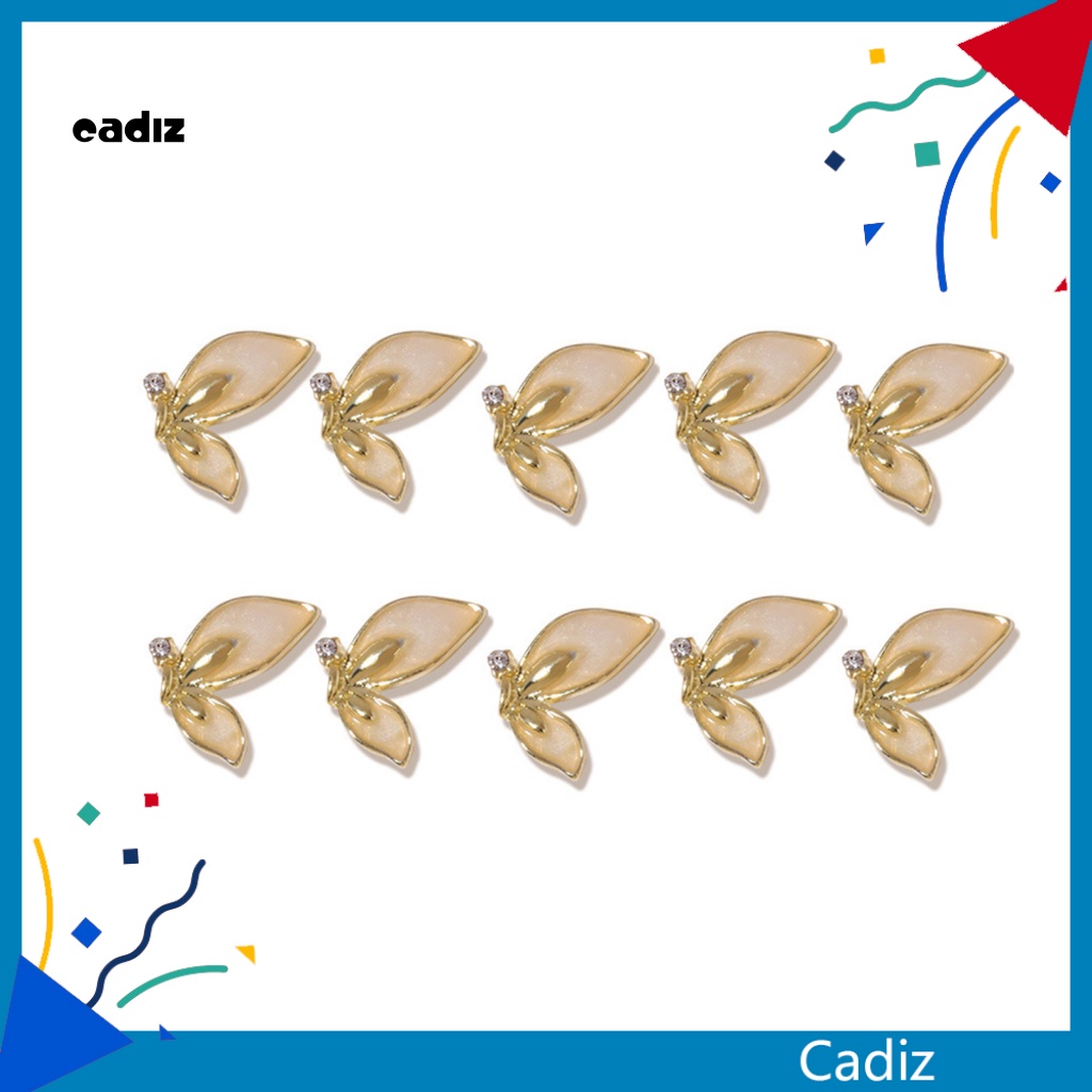 Phụ Kiện Trang Trí Móng Tay Hình Cánh Bướm Lấp Lánh Chống Rỉ Sét DIY