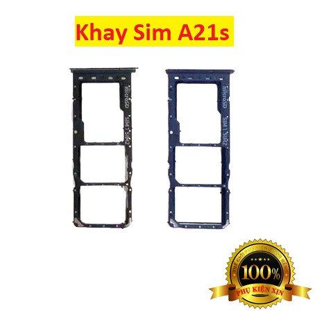 Khay Sim Samsung A21s / SM-A217 Đủ Màu Chính Hãng