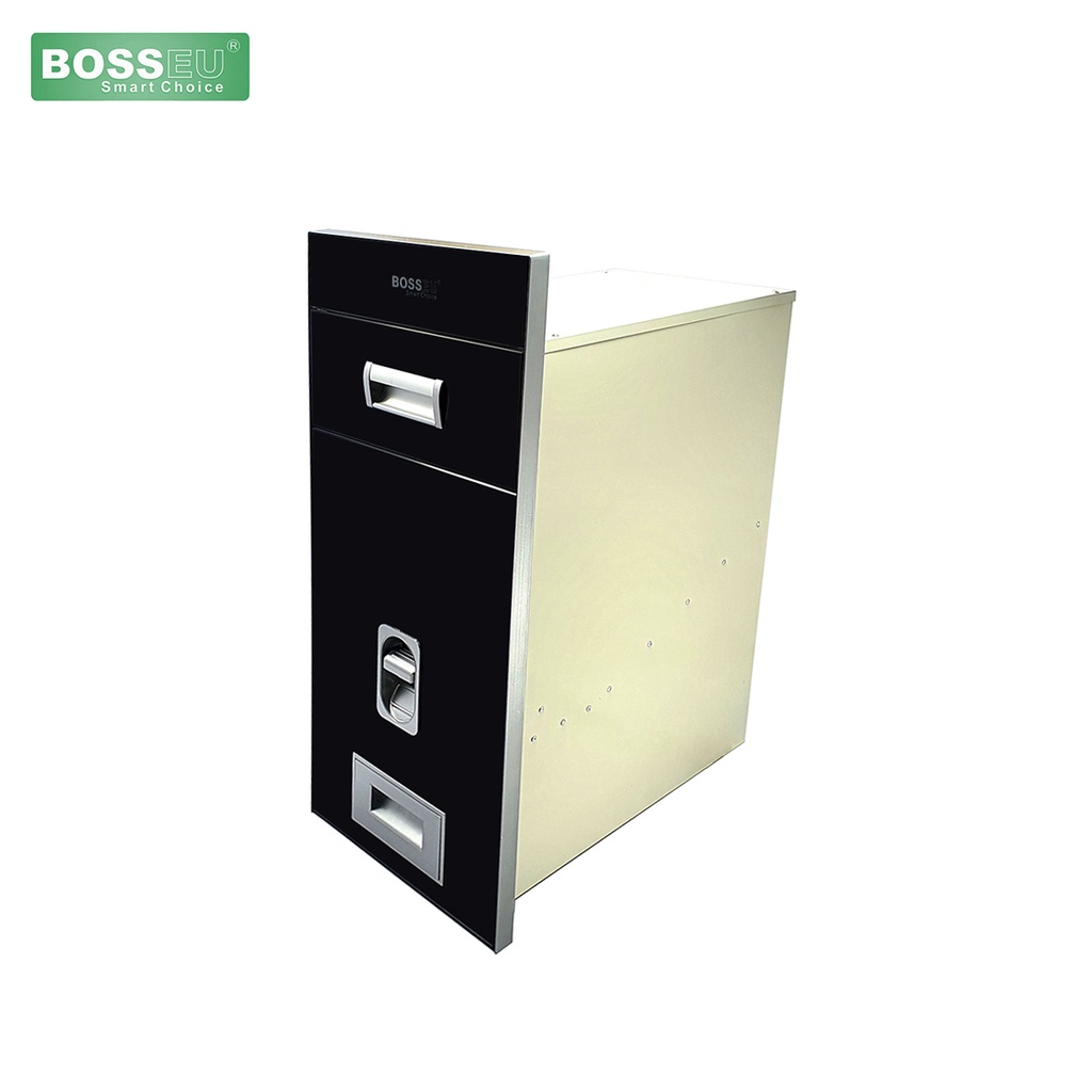 BossEU - Thùng gạo mặt gương, nút nhấn cao cấp BS250 BS300