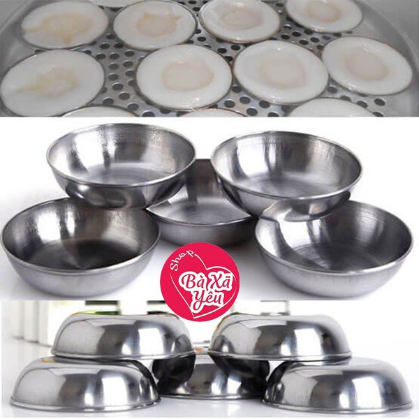 Combo 10 Chén Inox Làm Bánh Bèo - BX3501