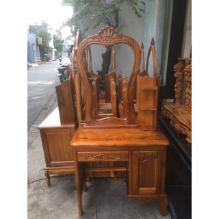 Bàn trang điểm gỗ tràm bông vàng