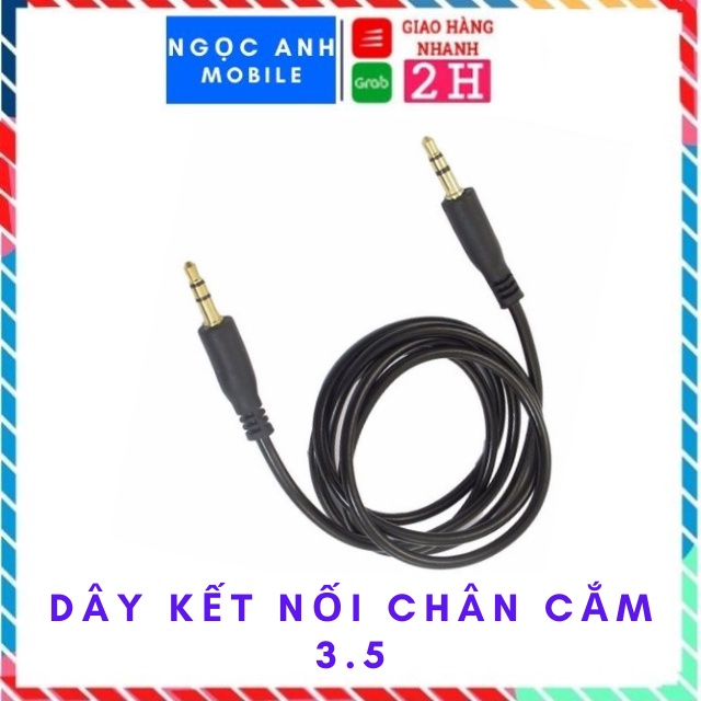 Dây Kết Lối Điện Thoại Sang Loa, hai đầu chân 3.5,dây lỗi loa Dài 1,5 NGỌC ANH MOBILE