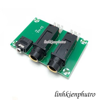 Mạch Chuyển 2 Jack Micro 6.5mm Và Jack 3.5mm Sang Header 3 Pin