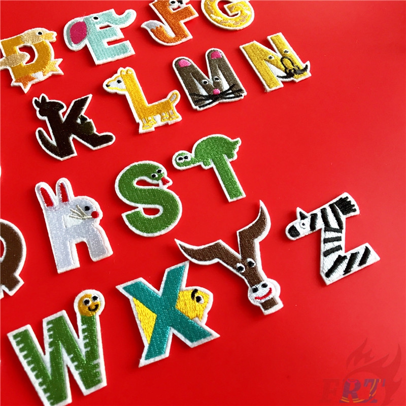 Miếng vá hình động vật hoạt hình anime DIY dạng ủi/ may lên