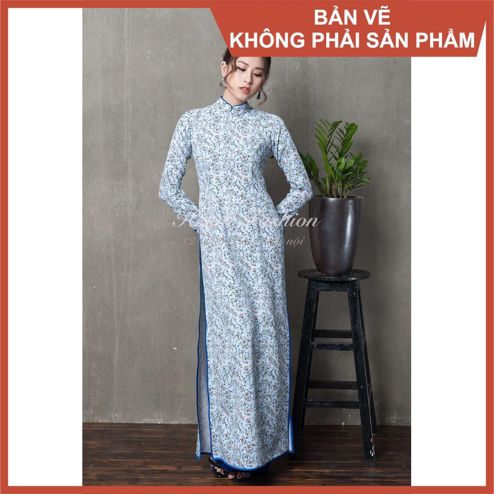 Rập áo dài truyền thống giấy A0- Rập giấy mã AD04 (Bản vẽ)