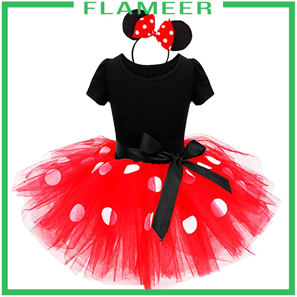 [FLAMEER] Princess Skirt Point Patterned Children's Dress 90-130cm
