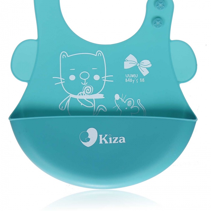 Yếm ăn Silicon cho bé KidsPlaza BIB022/BIB023 (giao màu ngẫu nhiên)