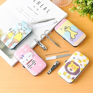 Bộ Bấm Móng Tay 7 Món Mini Hình Thú Ngộ Nghĩnh Tiện Dụng