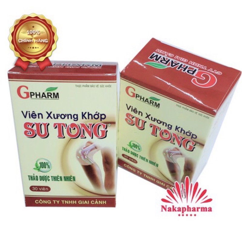 Viên Xương Khớp SUTONG Thảo Dược Giảm Đau Xương Khớp [ date mới nhất ]