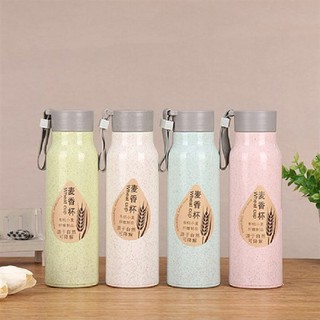 Bình giữ nhiệt nhựa lúa mạch lõi thủy tinh 350ml Straw Wheat Cup