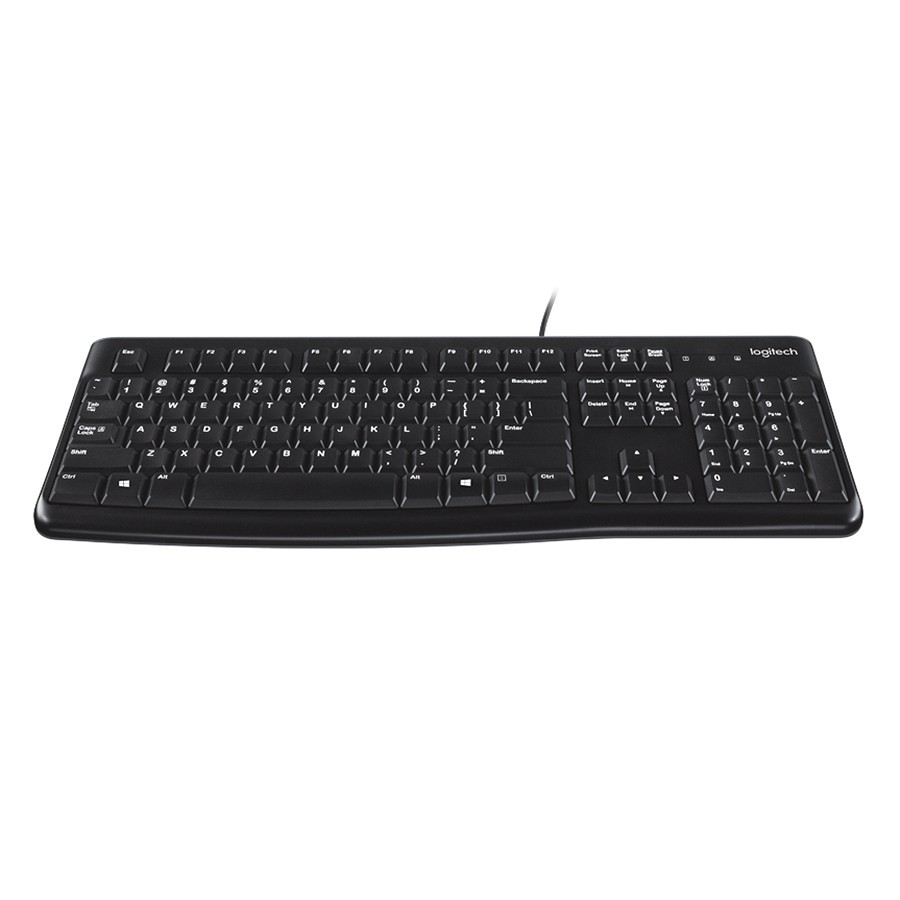 Bàn phím Logitech Có Dây K120 (Đen) - Hàng chính hãng new 100%