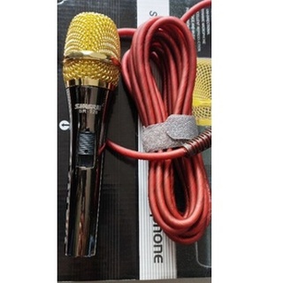 Micro có dây shure sr-228 hàng công ty hát nhẹ tiếng trong