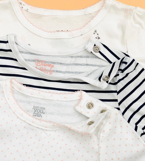 Set body/áo thun và váy yếm bé gái