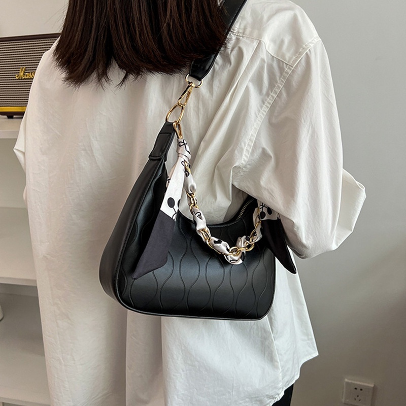 Túi Đeo Vai Phối Dây Xích Chất Lượng Cao Thời Trang Cho Nữ