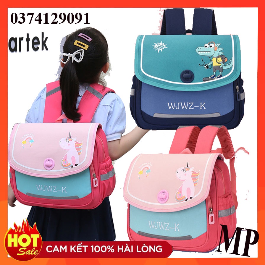 [Sale giảm giá sốc] Cặp Sách Đi Học Thiết Kế Đơn Giản Thời Trang Cao Cấp Dành Cho Bé Trai Bé Gái Từ Lớp 1- lớp 4, Balo