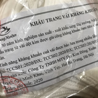 Khẩu Trang Dệt Đông Xuân