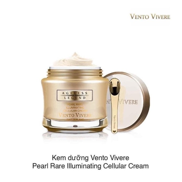 Kem Ngọc Trai Vento Vivere Pearl Rare Thuỵ Sĩ 50ml