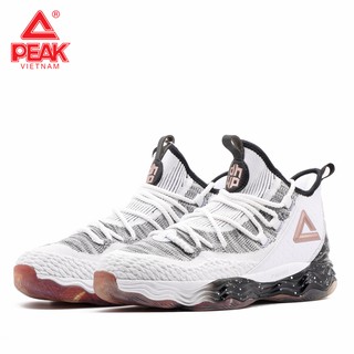 Giày bóng rổ peak dwight howard 4 e84013a – trắng đen gold