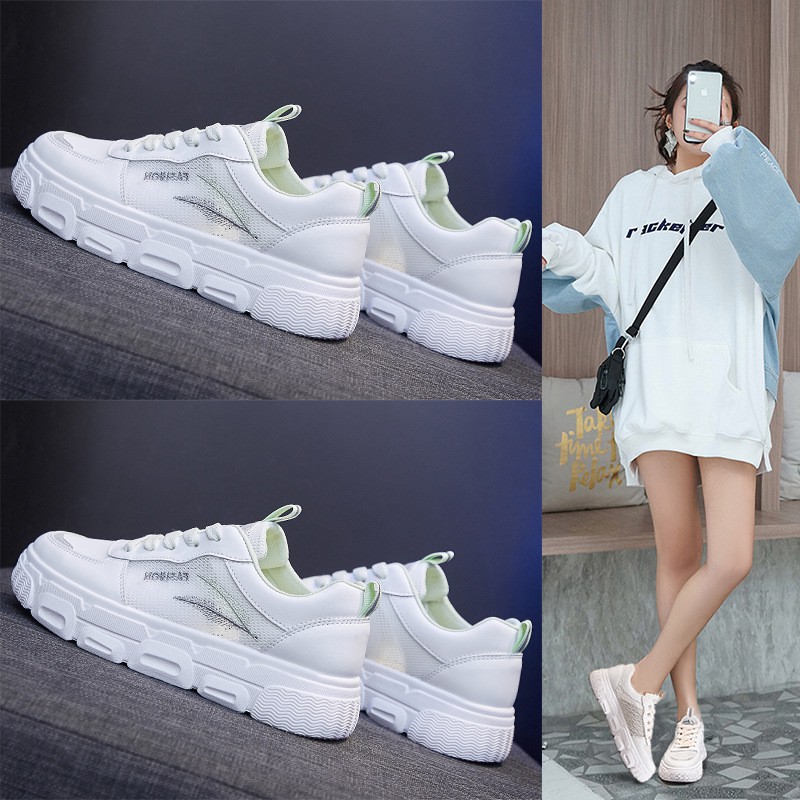 Giày Thể Thao Nữ [FREESHIP] hot trend đế bằng xinh xắn dễ thương năng động - Giảm ngay - 20k - C6 | BigBuy360 - bigbuy360.vn