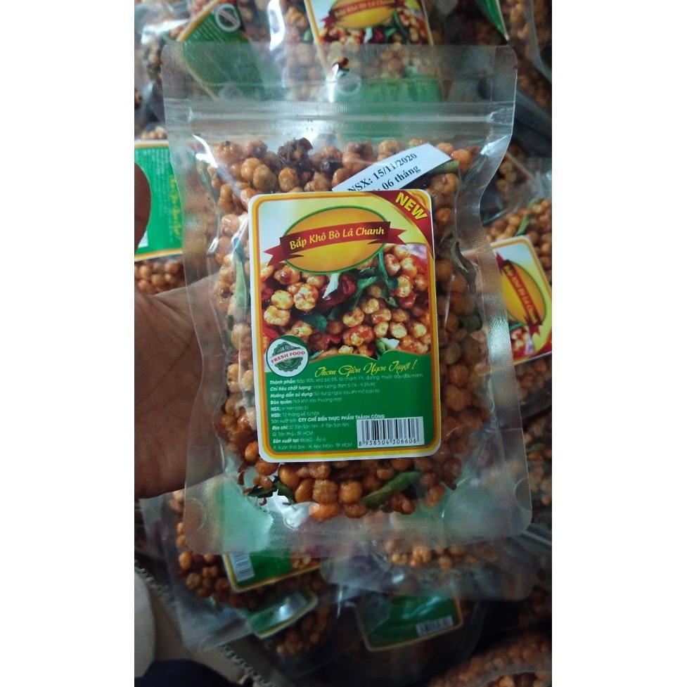 Ngô sấy bò lá chanh 500g