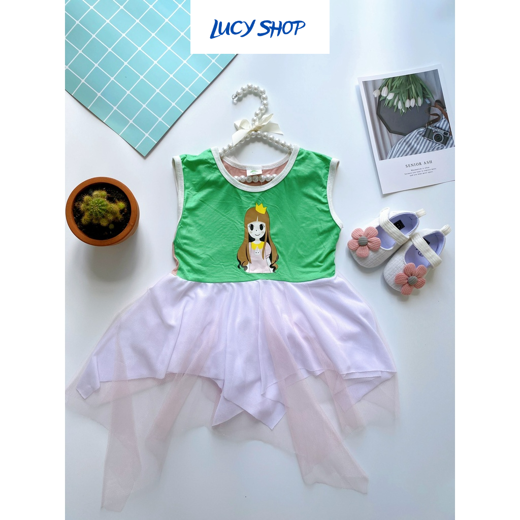 Váy công chúa cho bé gái dễ thương hàng QCCC từ 6 tháng đến 3 tuổi