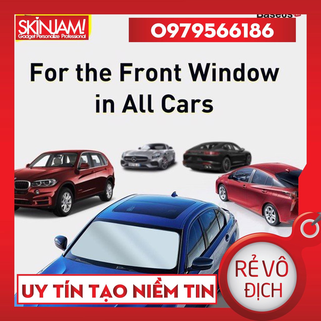 Màn kéo che nắng cửa kính trước dùng cho xe ô tô Baseus Auto Close Car Front Window Sunshade