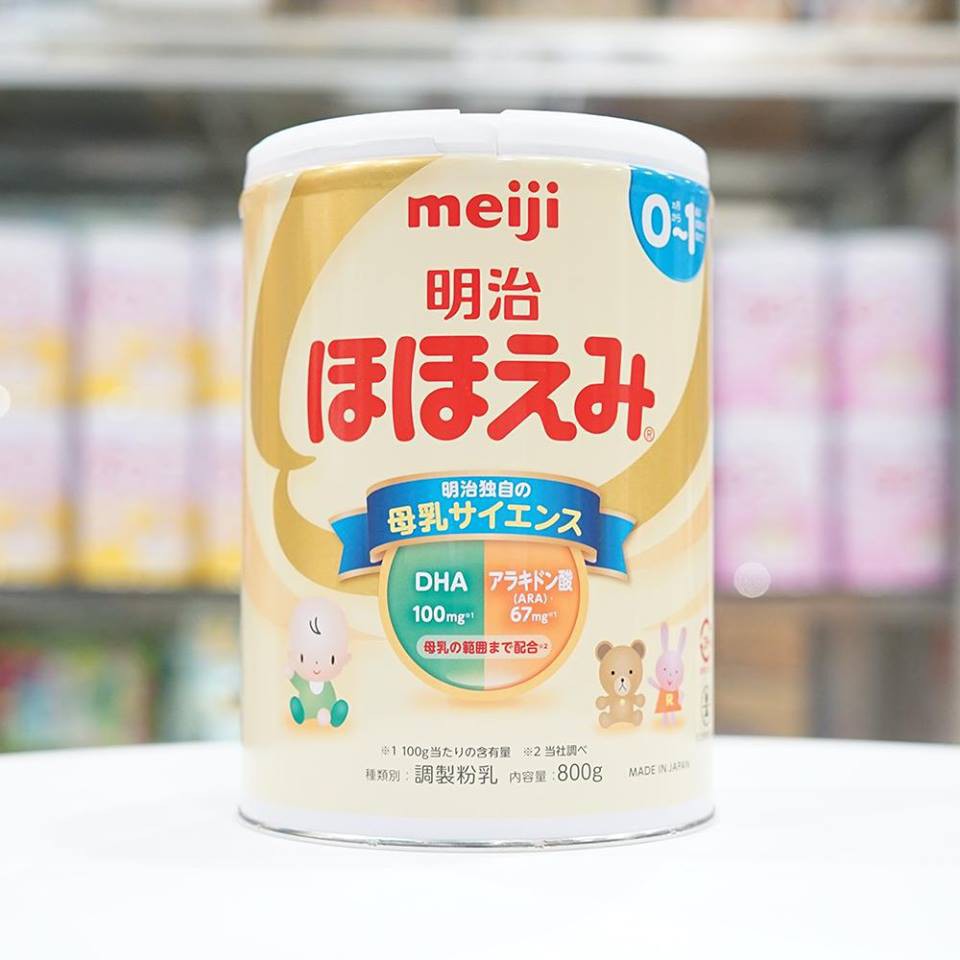 Sữa Meiji số 0 800g (0 - 1 tuổi) của Nhật