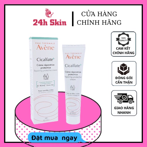 Kem Dưỡng avene, kem dưỡng Ẩm Phục Hồi Mờ Sẹo Giảm Thâm Avene Cicafate Cream 40ml