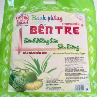 Sản phẩm mới - Bánh phồng sữa sầu riêng Bến Tre