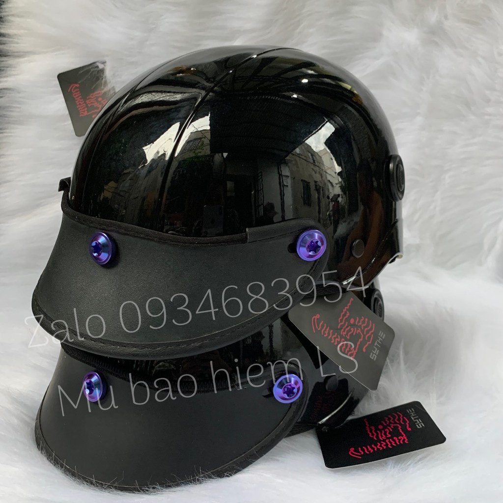 [Freeship+sticker] Mũ bảo Hiểm LS Ốc GR5 NaNo Thời Trang Nam Nữ Hàng Chính Hãng Đội Êm Đầu Kiểu Dáng Đẹp