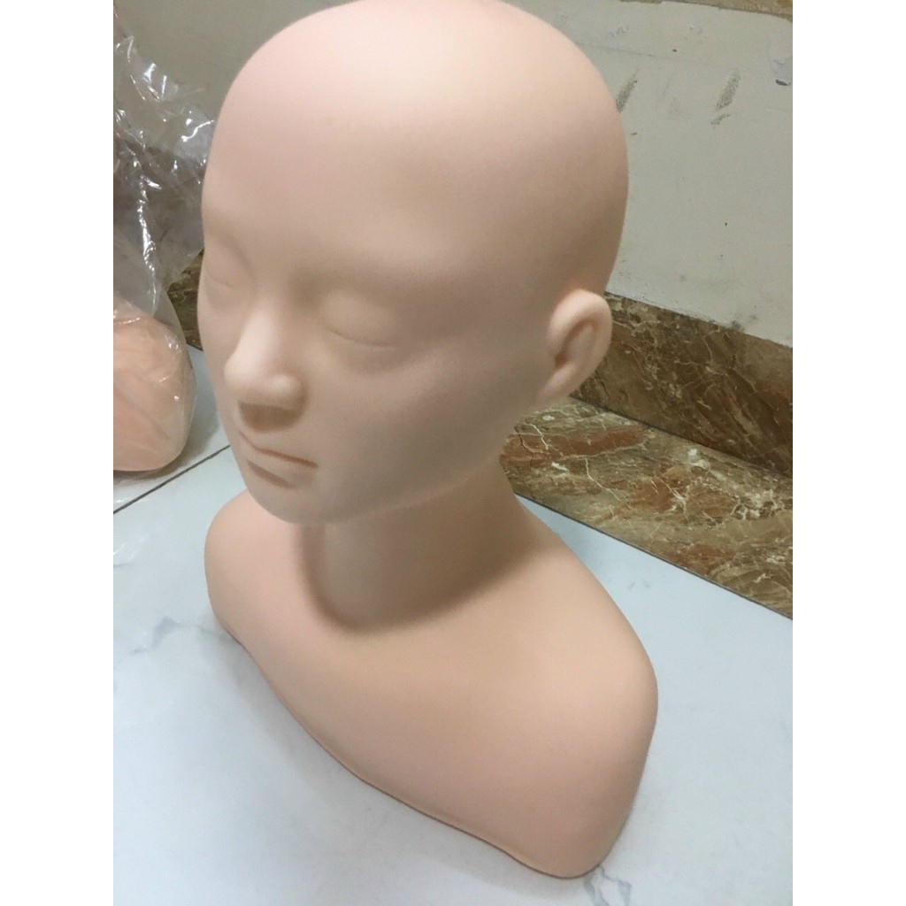 Đầu canh silicon nửa người học massage