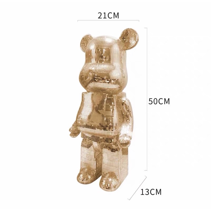 Bearbrick 1000% gold blink Tượng Be@rbrick lấp lánh 80cm