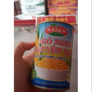 Ngô ngọt nguyên hạt đóng hộp