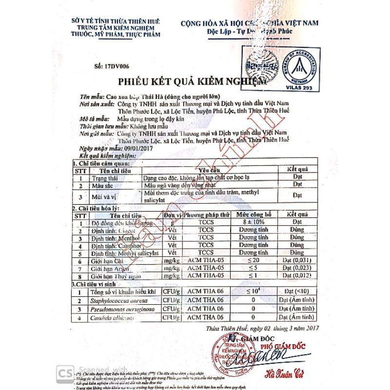 Cao dầu tràm 15gr Thái Hà