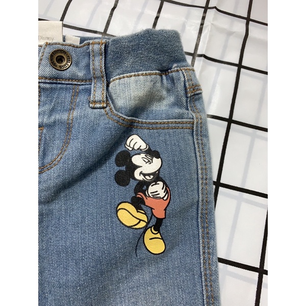 Quần jeans Disney xuất dư size 3m-36m